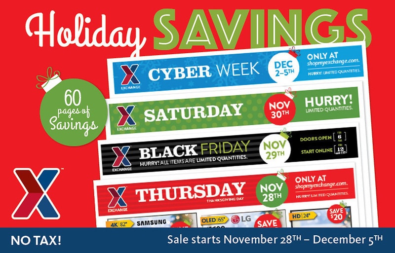 Army &amp; Air Force Exchange Service Dishing Up Deals from Thanksgiving to Cyber Week