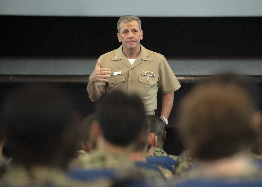 VADM Brown Visits Naval Station Pearl Harbor