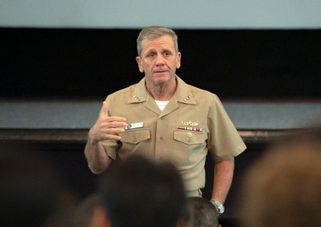 VADM Brown Visits Naval Station Pearl Harbor