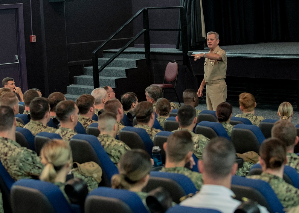 VADM Brown Visits Naval Station Pearl Harbor