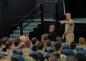 VADM Brown Visits Naval Station Pearl Harbor