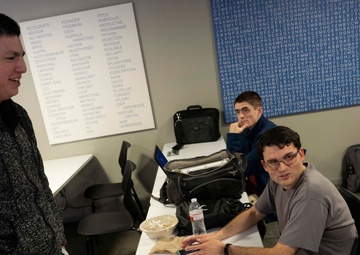 Project NEXUS students talk after mentorship event