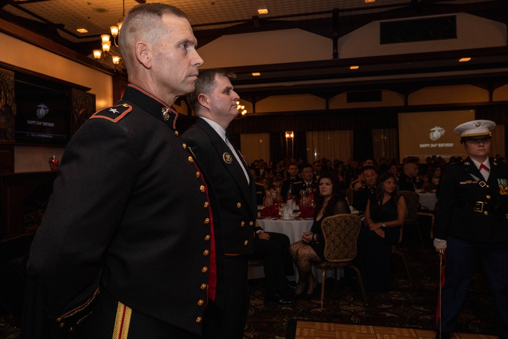 244 and Many More | U.S. Marines with 3rd MLG celebrate the 244th Birthday of the Marine Corps