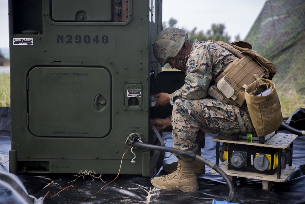 CLB Marines conduct battalion field exercise