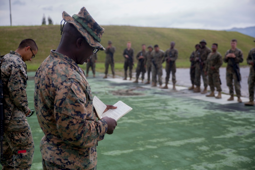 CLB Marines conduct battalion field exercise