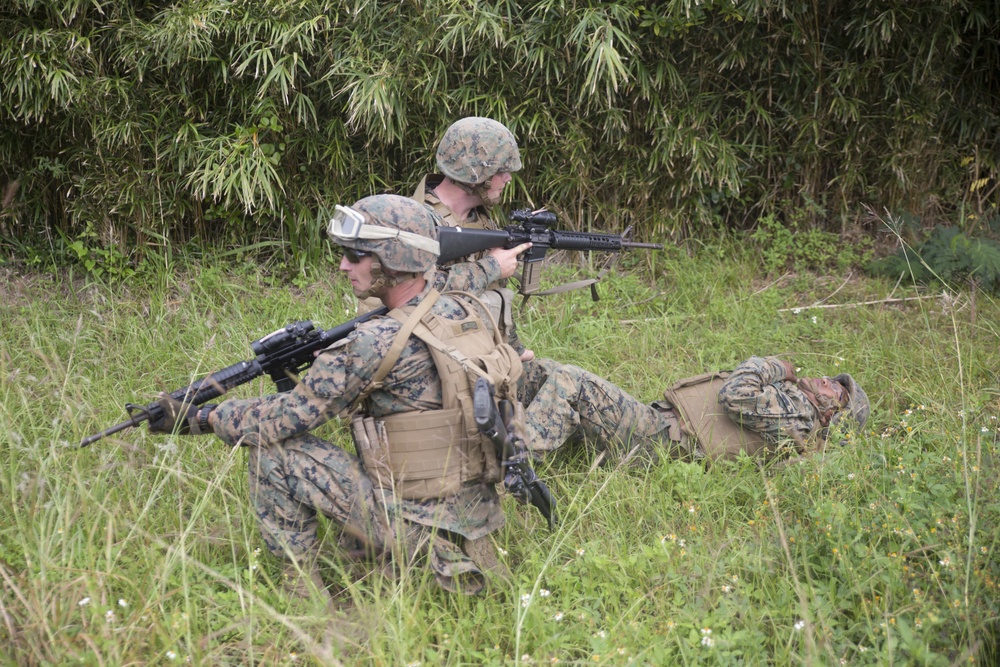 CLB Marines conduct battalion field exercise