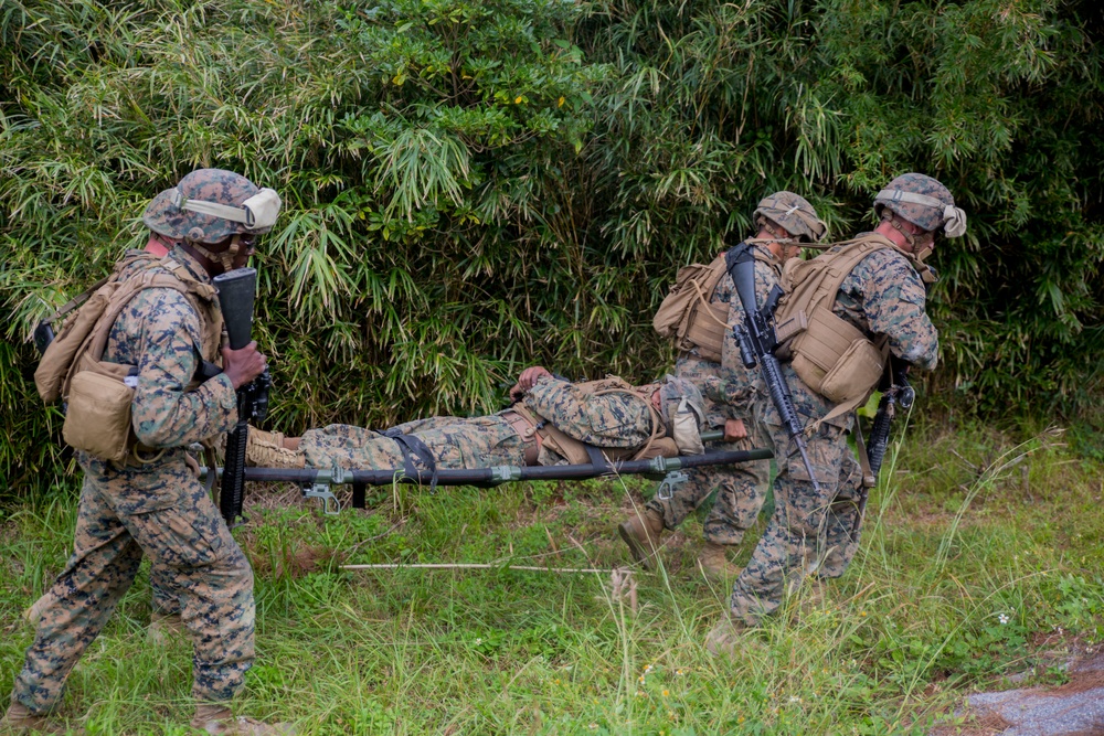 CLB Marines conduct battalion field exercise