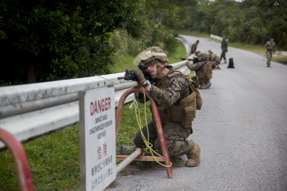 CLB Marines conduct battalion field exercise