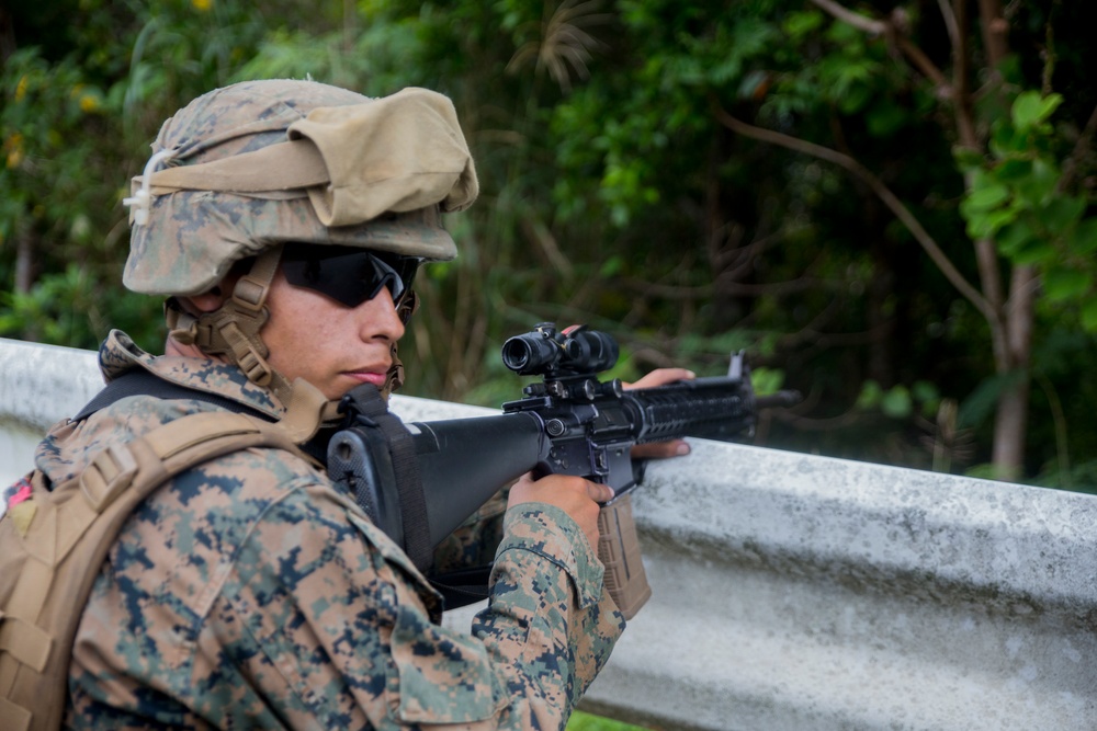 CLB Marines conduct battalion field exercise