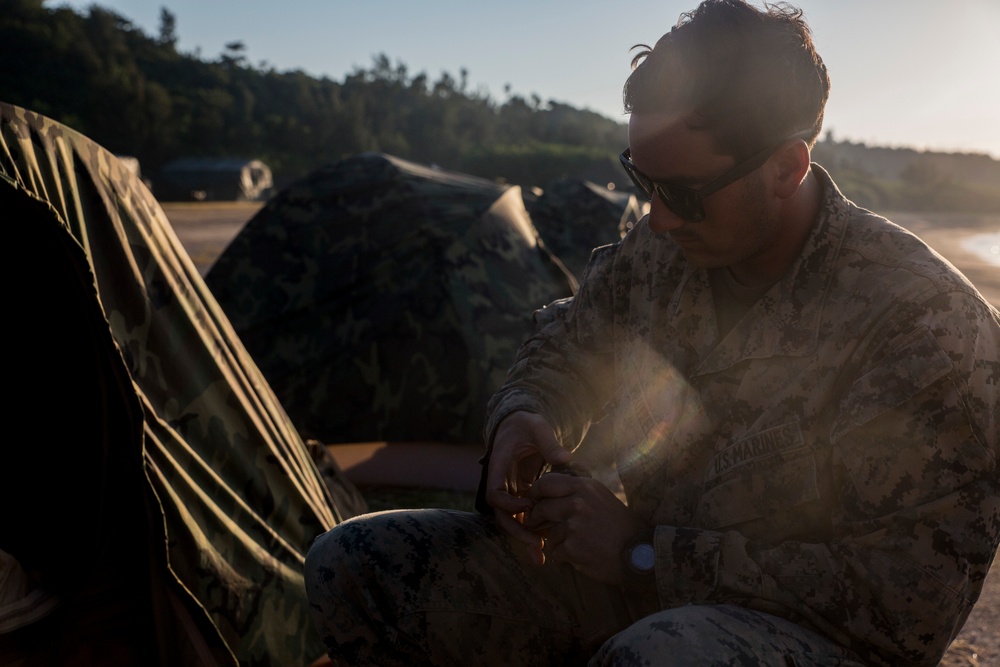 CLB Marines conduct battalion field exercise