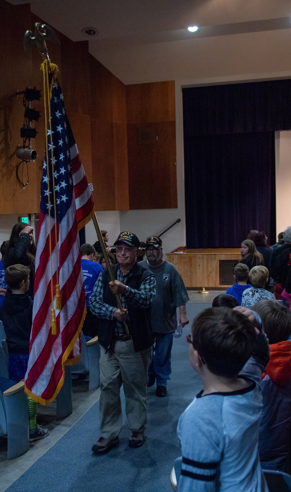 NAVMAG Indian Island CO Speaks at Chimacum Elementary School Veterans Day Assembly