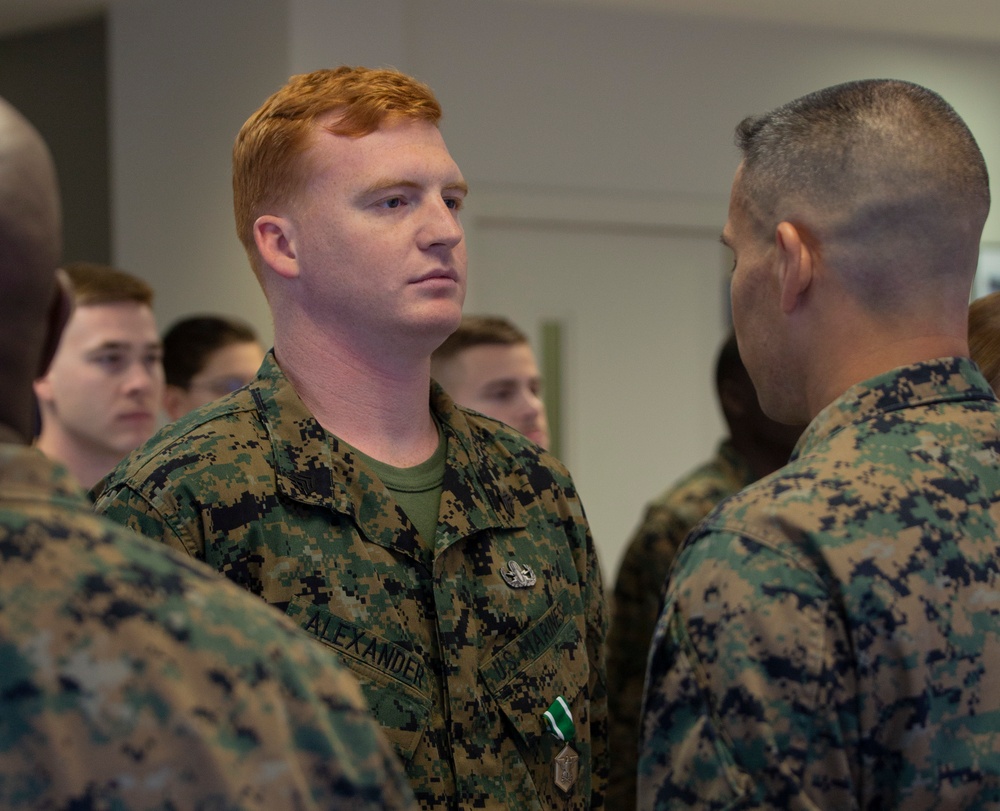 Marines awarded for acts of heroism
