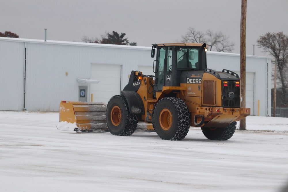 Snow Removal Operations at Fort McCoy