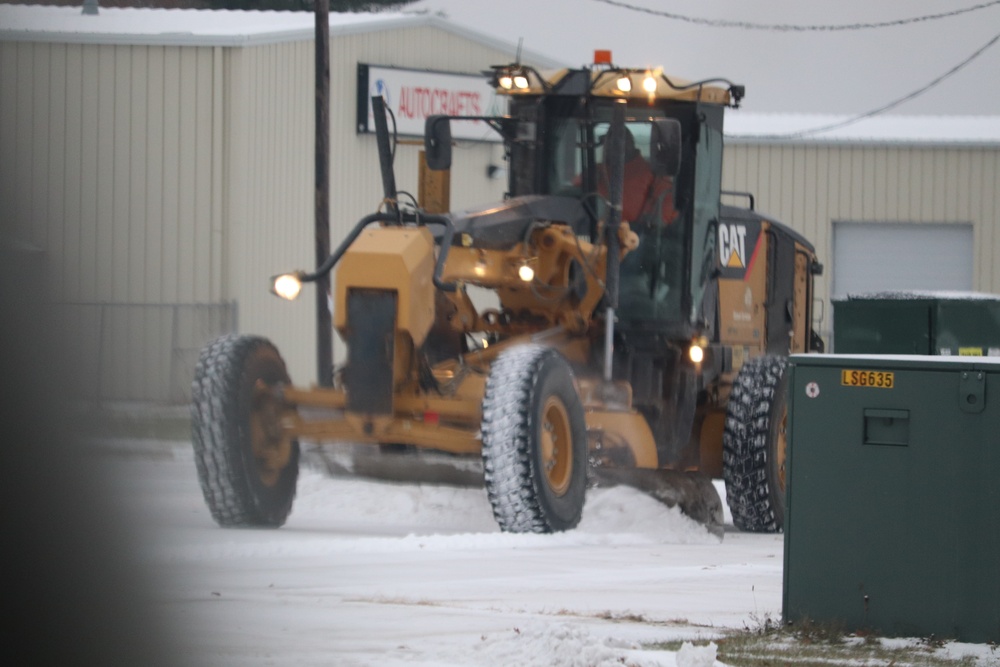 Snow Removal Operations at Fort McCoy