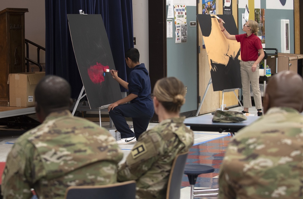 Soldiers Partner with Local School