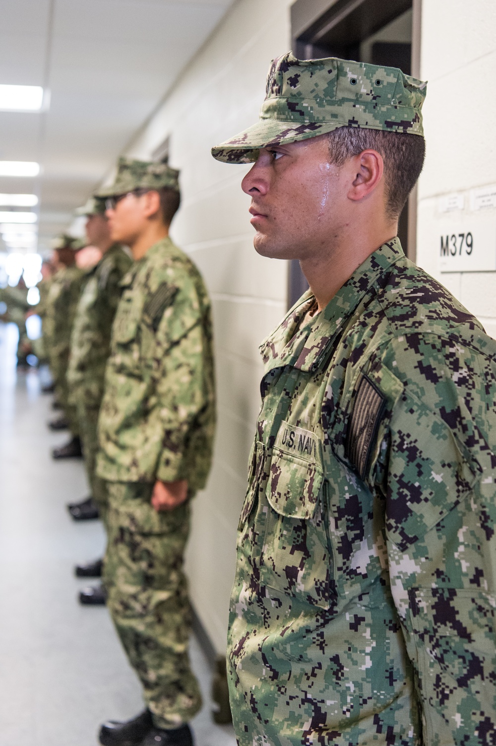 191115-N-TE695-0005 NEWPORT, R.I. (Oct. 31, 2019) -- Navy Officer Candidate School conducts a uniform inspection