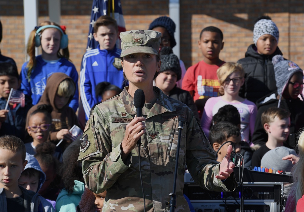 Local elementary school honors veterans