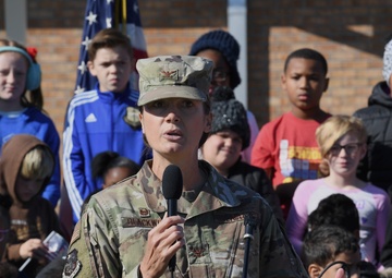 Local elementary school honors veterans