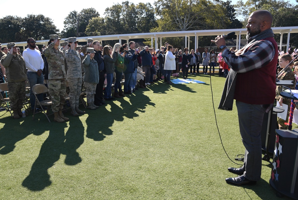 Local elementary school honors veterans
