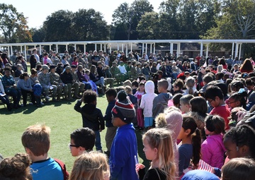 Local elementary school honors veterans