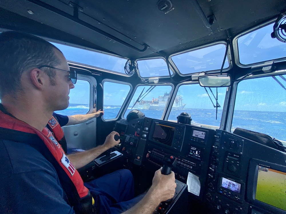 U.S., Kiribati conducts training exchange at sea in Pacific on USCGC Stratton’s return to U.S.