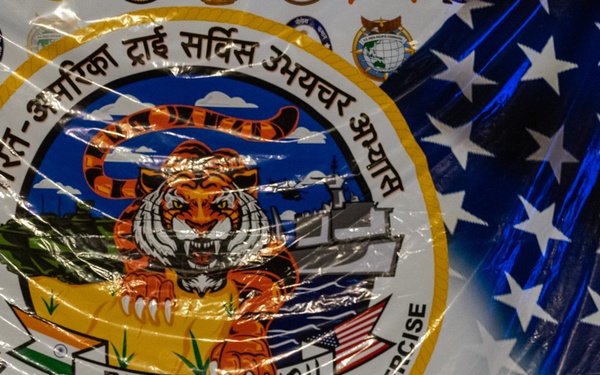 Tiger TRIUMPH: Reception aboard the INS Jalashwa