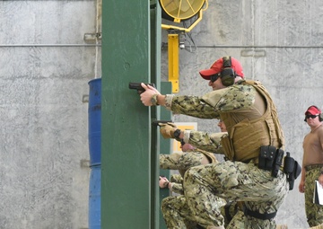 Coast Guard Reserve members stay sharp at firing range