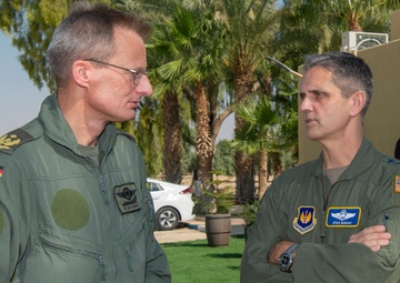 Lt. Gen. Basham visits Blue Flag 2019