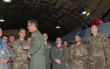 Lt. Gen. Basham visits Blue Flag 2019