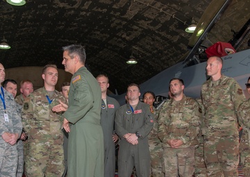 Lt. Gen. Basham visits Blue Flag 2019
