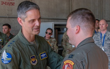 Lt. Gen. Basham visits Blue Flag 2019