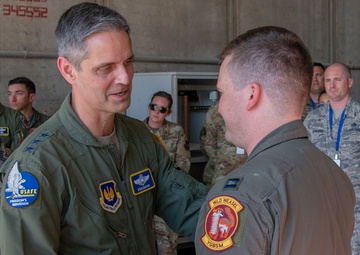 Lt. Gen. Basham visits Blue Flag 2019