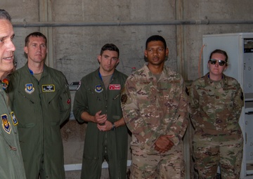Lt. Gen. Basham visits Blue Flag 2019