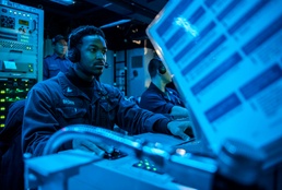 Sailors Aboard USS Milius (DDG 69) Participate in an Anti-Submarine Warfare Exercise During ANNUALEX 19