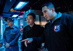 Sailors Aboard USS Milius (DDG 69) Participate in an Anti-Submarine Warfare Exercise During ANNUALEX 19