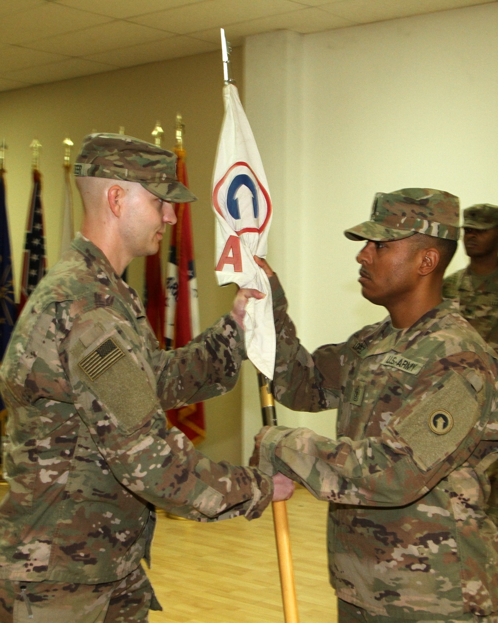 Legionnaires receive a new commander