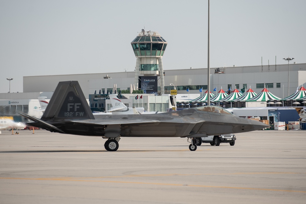 DVIDS Images F22s Arrive for the Dubai International Air Show