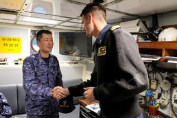 USS Pioneer arrives in Nichinan Japan for Mine Warfare Exercise 3JA 2019