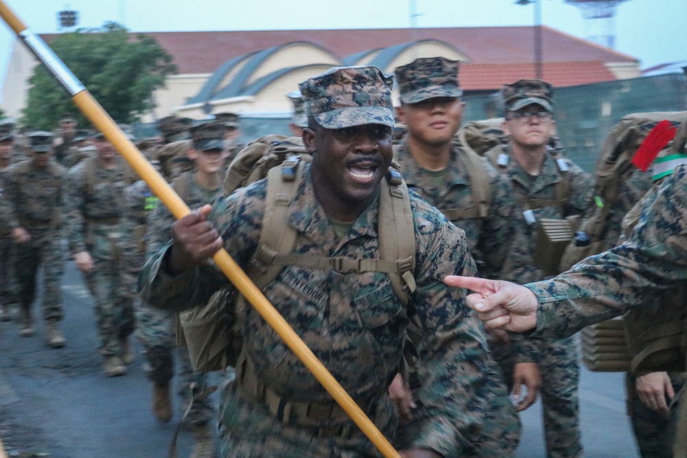 Marines and Sailors Hike