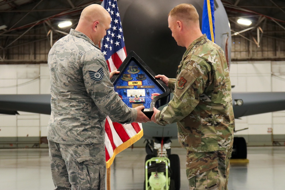 Tech. Sgt. Michael Bjorkley retires