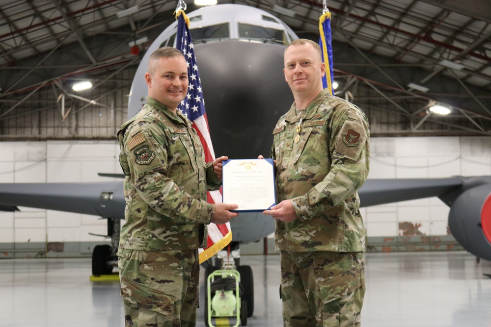 Tech. Sgt. Michael Bjorkley retires