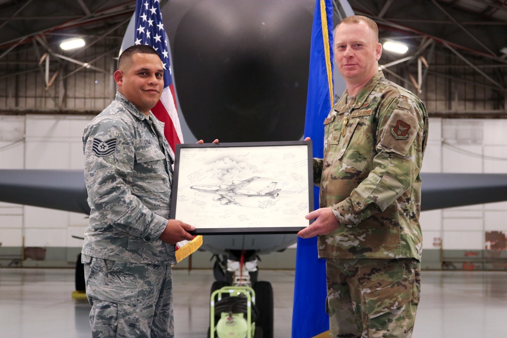 Tech. Sgt. Michael Bjorkley retires