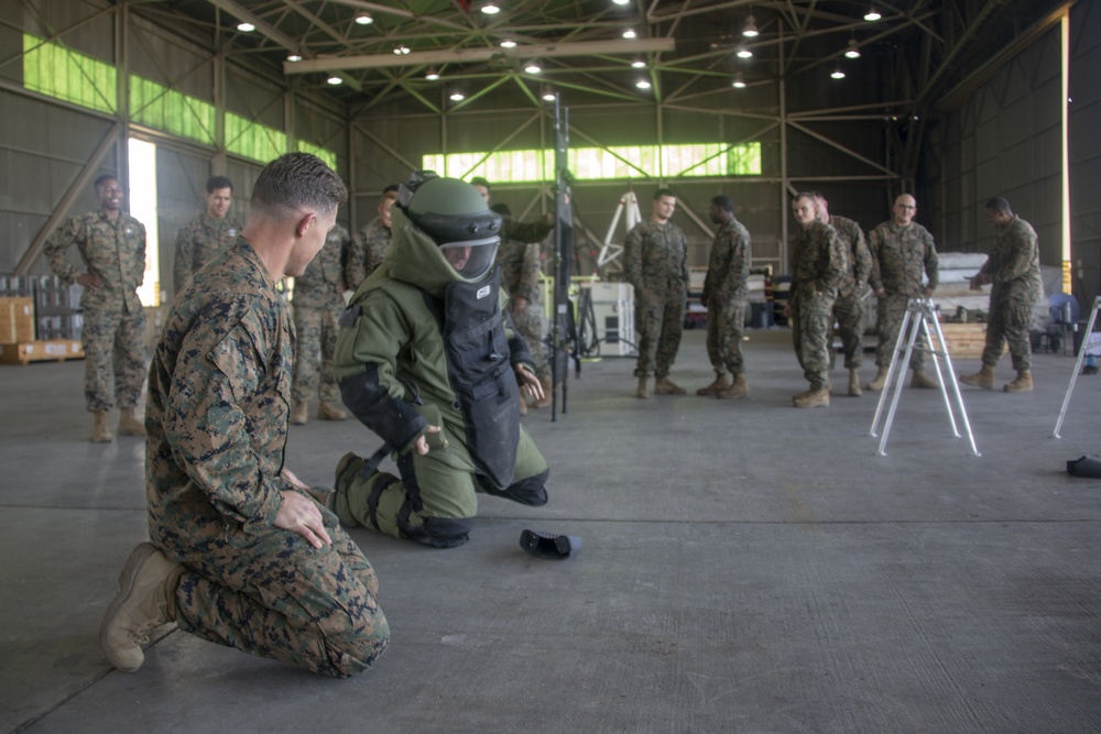 EOD Bomb Suit Training