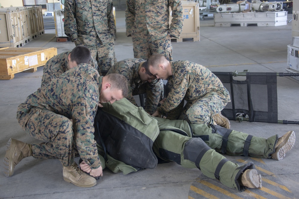 EOD Bomb Suit Training