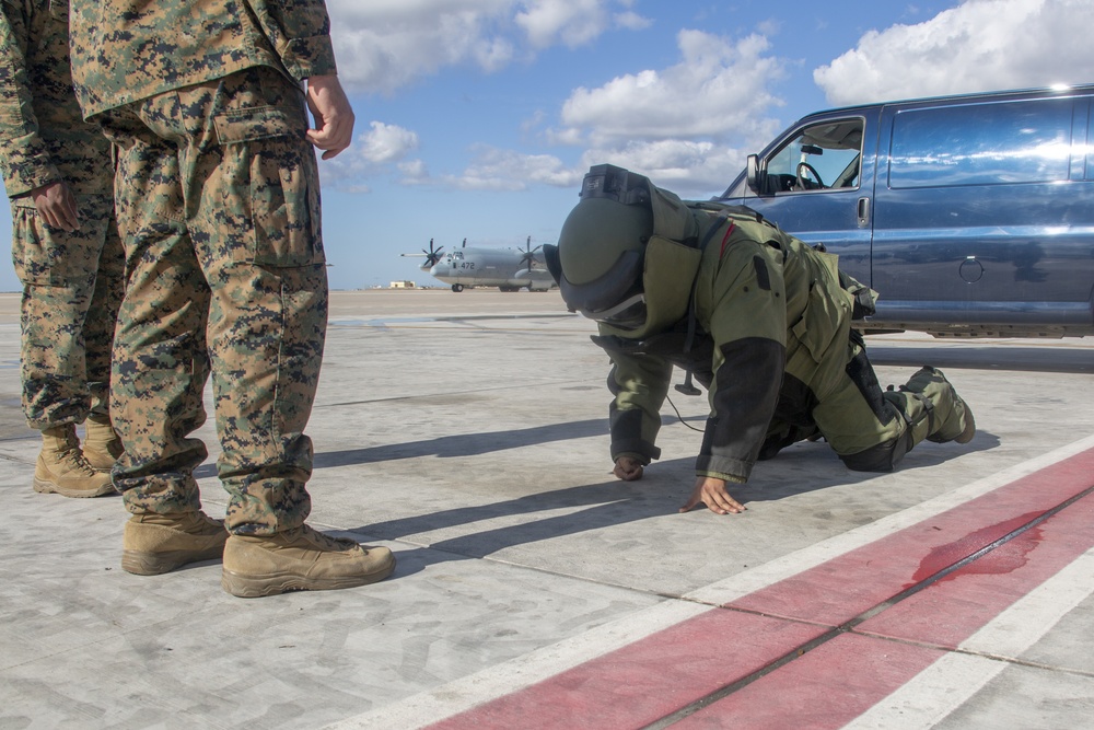 EOD Bomb Suit Training