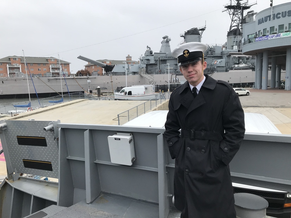Naval Academy Midshipmen visit downtown Norfolk
