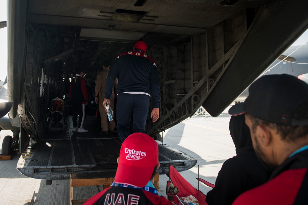 UAE Special Olympics tours U.S. aircraft during Dubai Airshow