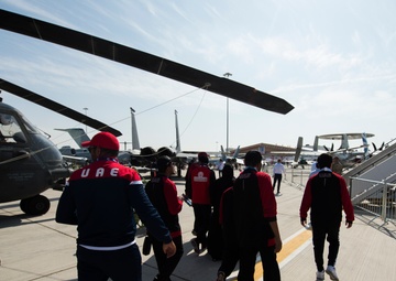 UAE Special Olympics tours U.S. aircraft during Dubai Airshow