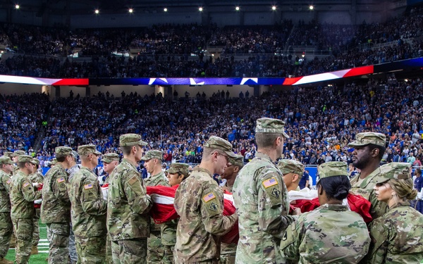 Detroit Lions Honor Service Members During Salute To Service Week