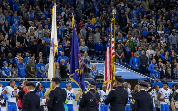Detroit Lions Honor Service Members During Salute To Service Week